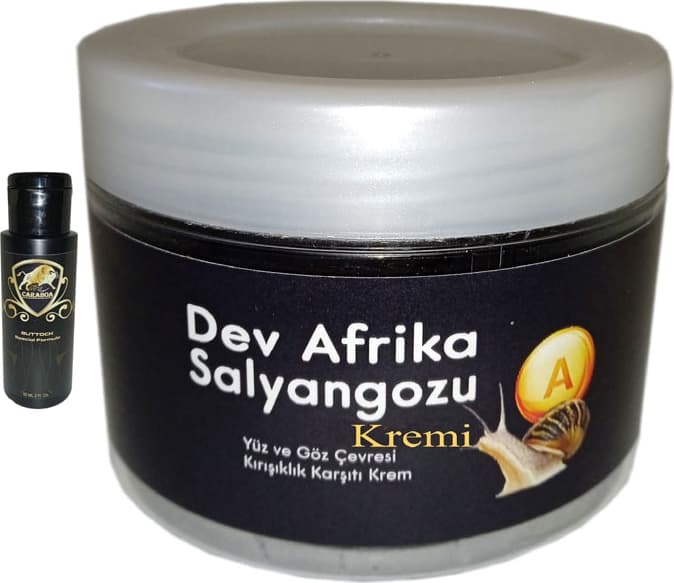 Giant Yaşlanmakarşıtı Salyangozkremi 100ML Dev Afrikasalyangozu + Caraboa Kalçaşekillendirici Krem 60 ml