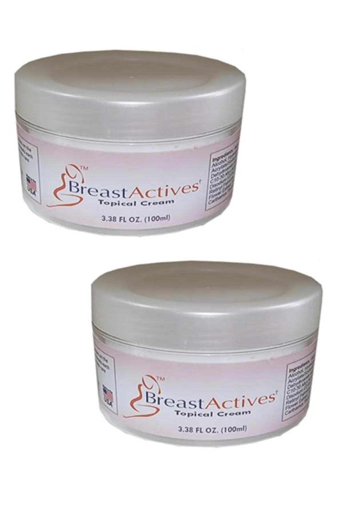 Breast Actives Kadınlara Özel Göğüs Büyütücülü Ve Şekillendiricili Kremi 100 ml 2 Adet