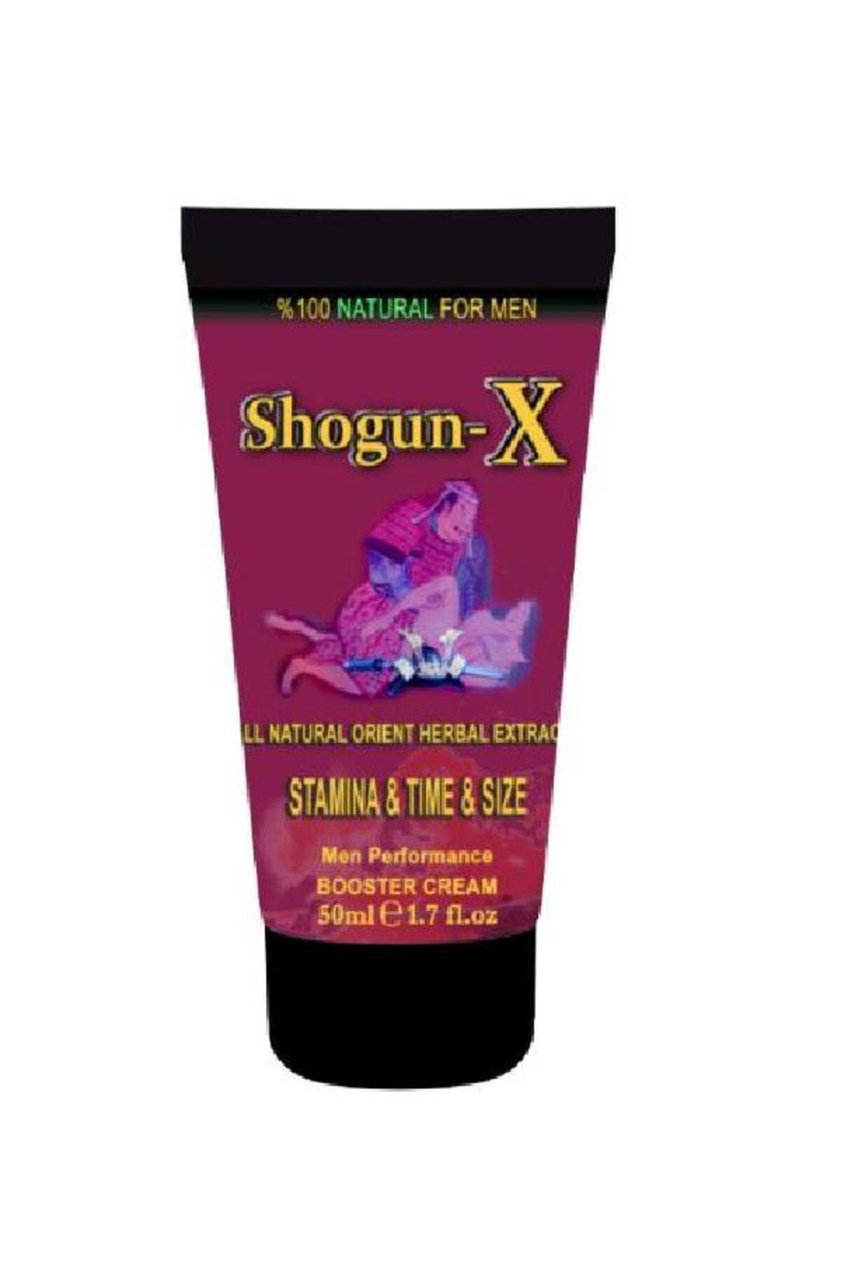 Shogun-x Extra Cream Erkeklere Özel Sertleşmeye ve Gecikmeye Etkili Krem 50ml