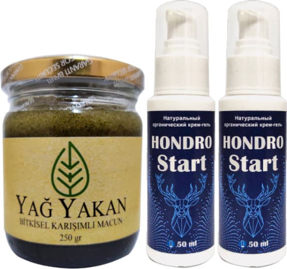 Burneron Yağyakan Macun 250 ml + ile Yanında 2 Adet Hondro Star Sırt Bel Kas Iskelet Harici Uygulama Kremi 50 ml