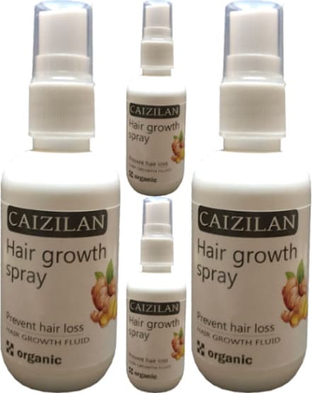Caizilan Hair Growth Spray 4 Adet Zencefil Özlü Saça Boyut Spreyi 50 ml