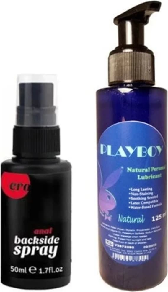 Süper Ero Erkeklere Özel Sprey 50 ml Playboy 125ML Lubricant Gel