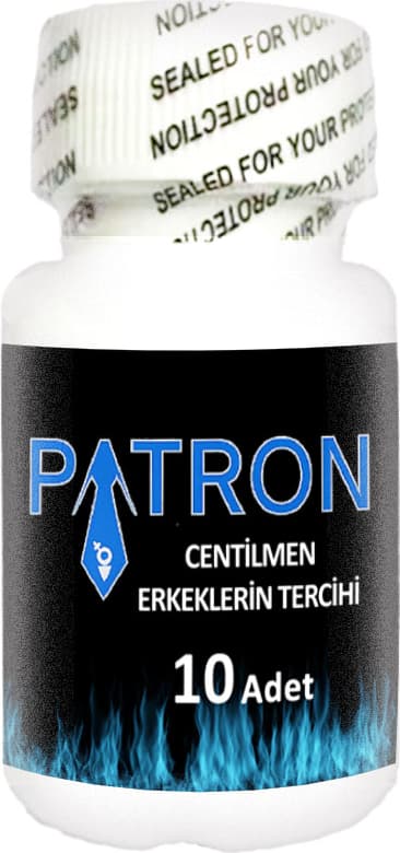 Patron Erkeklere Özel Maçalı Panaxginsengli Tribulusterrestisli 10LU Kapsüller