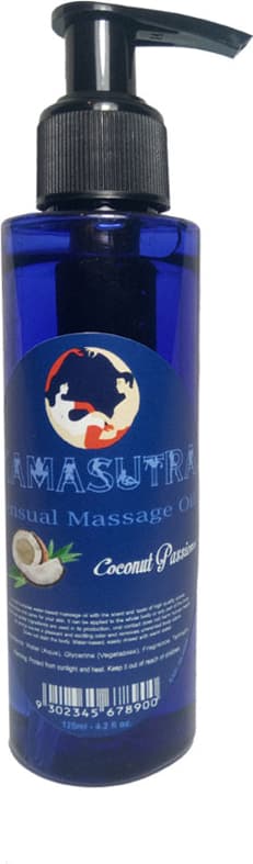 Kamasutra Coconut Big Size Sensual Pleasure Massage Oil - Kamasutra Aromatik Hindiztancevizli Er0tık Masaj Yağı 125 Ml