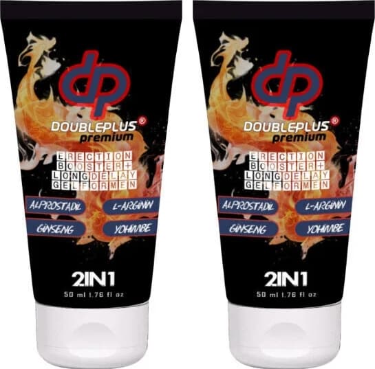 Süper Doupleplus Erkekler Premium Masaj ve Bakım Jeli 50 ml x 2 Adet