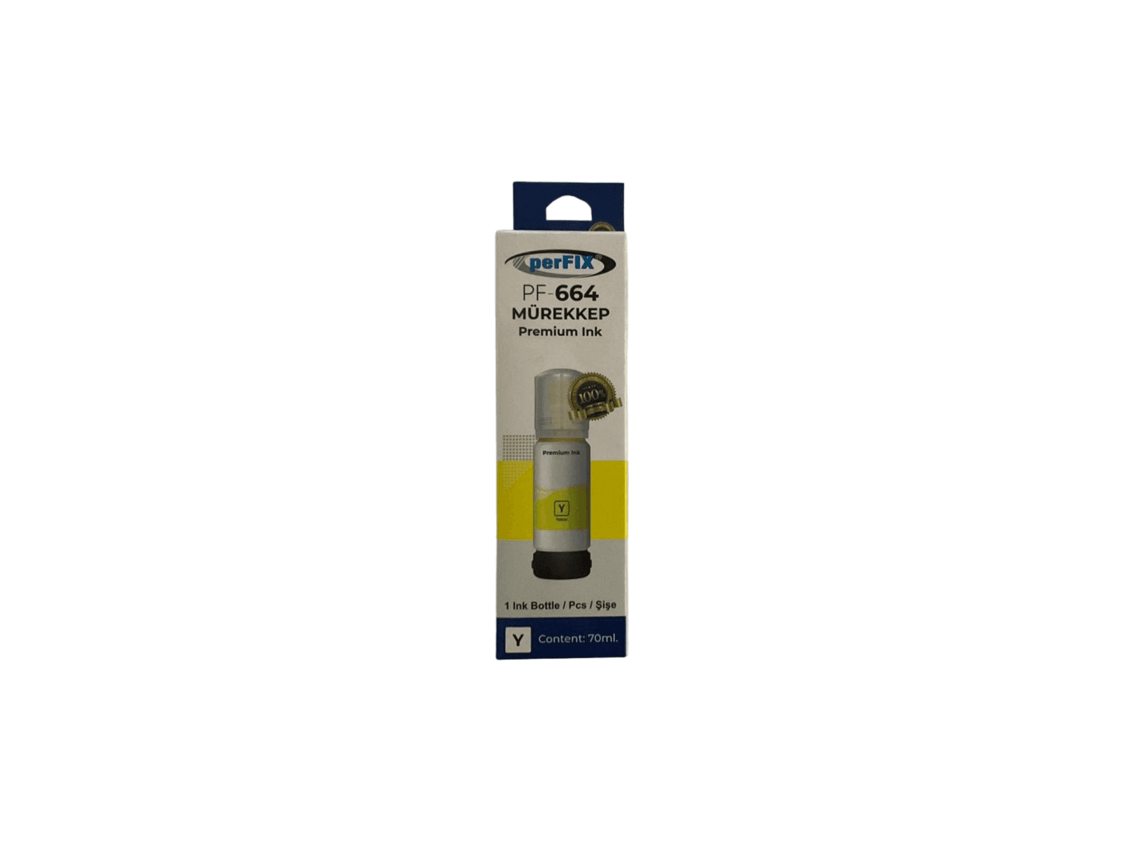 perFIX PF T6644 - 6734 Sarı Şişeli Mürekkep (70 ml )