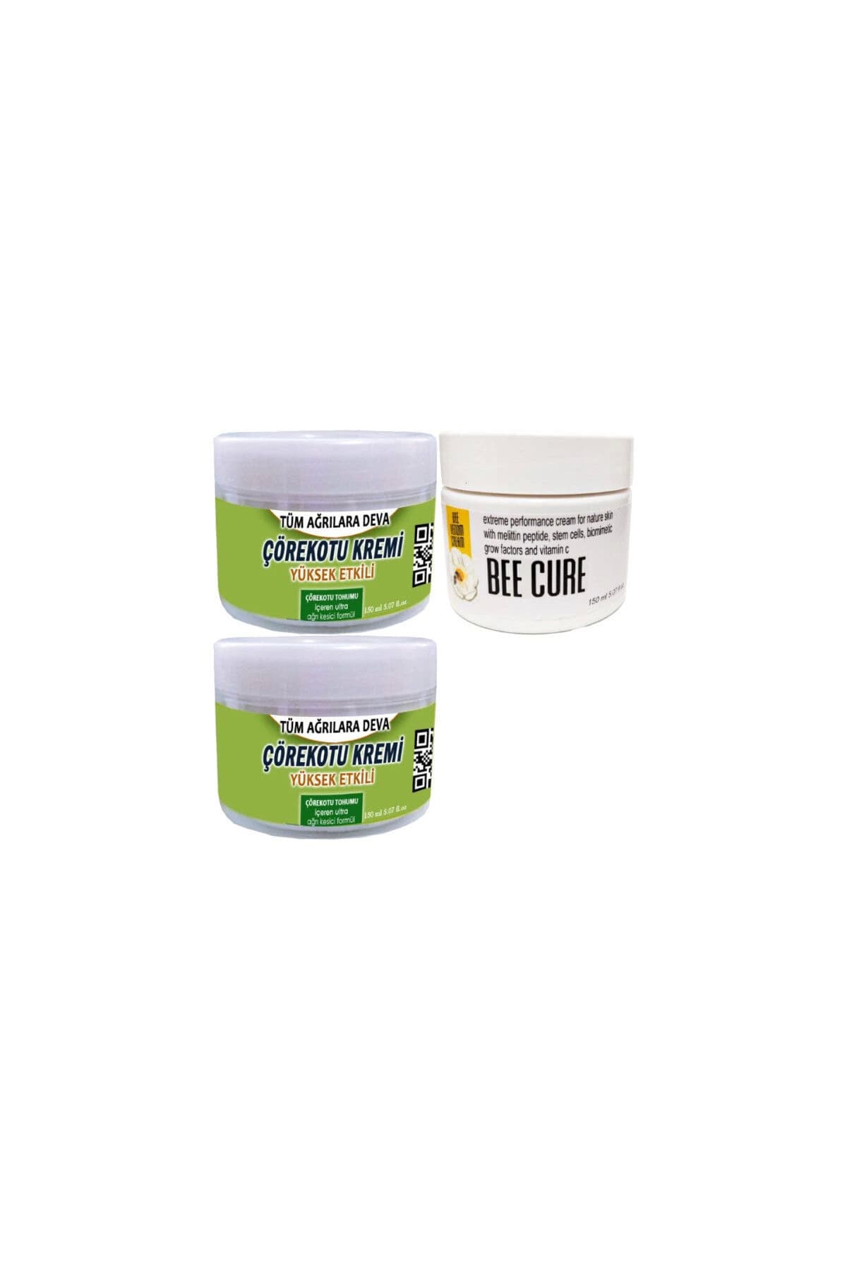 Çörek Otu Rahatlatıcı Bakım Kremi 2x150 ml+Bee Cure Krem 150 ml