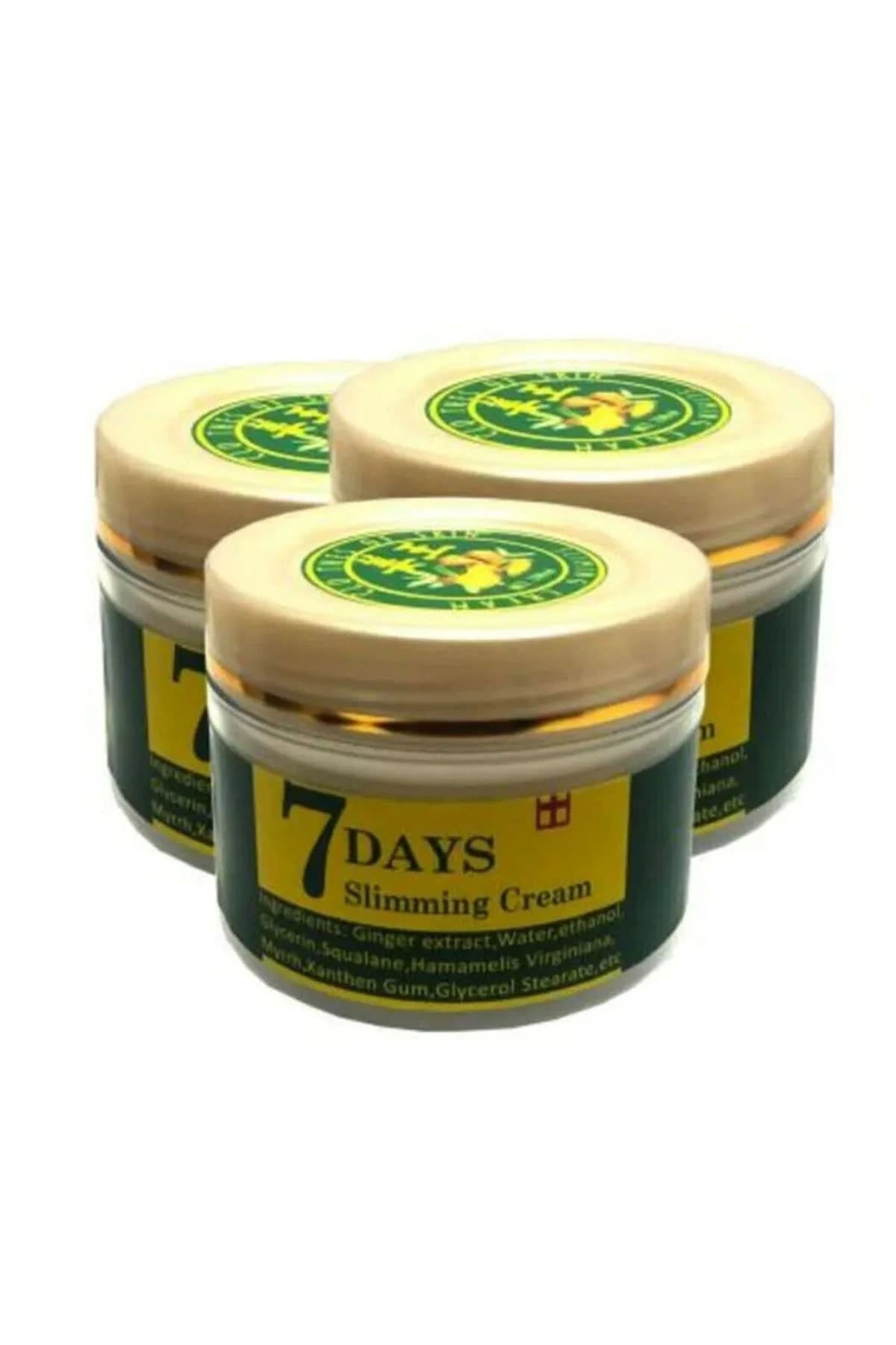 7 Days Slimming Cream 100 ml Vücut Bakım Kremi Zencefil Mucizesi 3 Adet