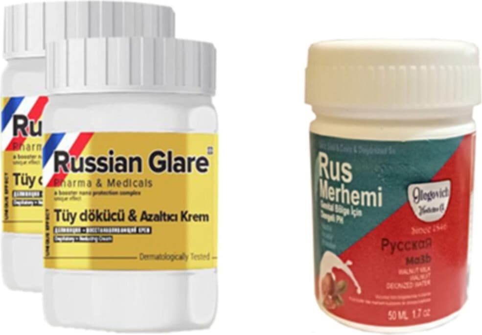 Olegovich Medicine Tüy Dökücü Azaltıcı Merhem 50 ml 2 Adet + Genital Bölge Merhemi