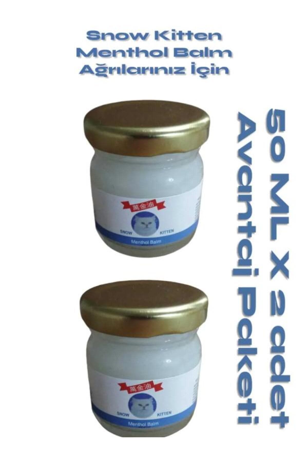 Snow Kitten Menthol Aromalı Rahatlatıcı Masaj Kremi 50 ml 2 Adet