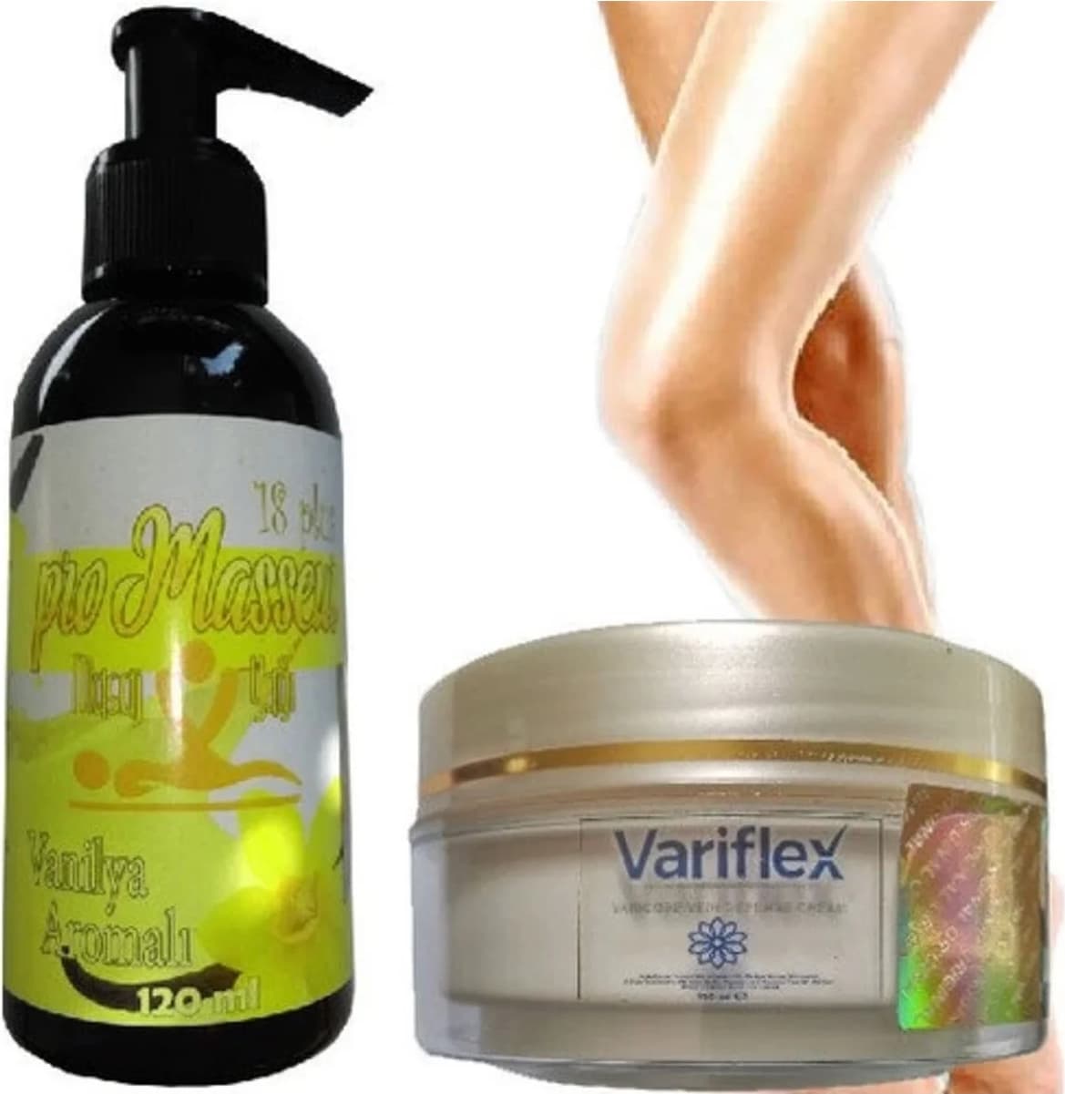 Süper Promasseur Plus Vanilya Aromalı Masaj Yağı-Variflex Krem ile