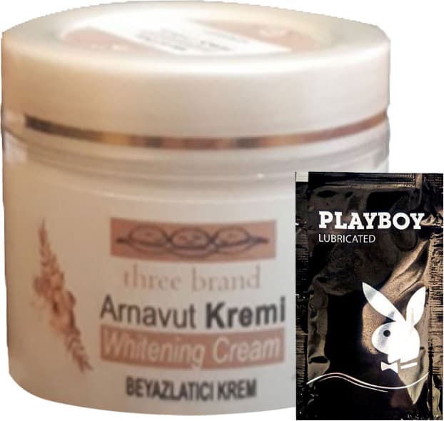 Three Brand Arnavut Kremi Whitens Cream Aklık Kremi LFHX0119 100 ml + 1 Adet Jel Hediye