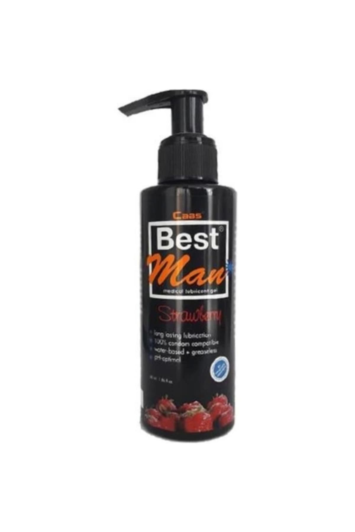 Caas Sens Ankara Best Man Büyük Boy Çilekli Jel 150ml