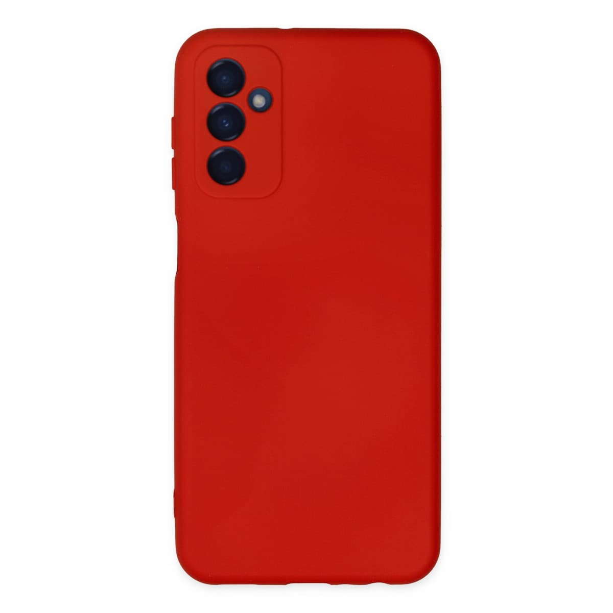 Galaxy M23 Kılıf Nano içi Kadife Silikon - Kırmızı