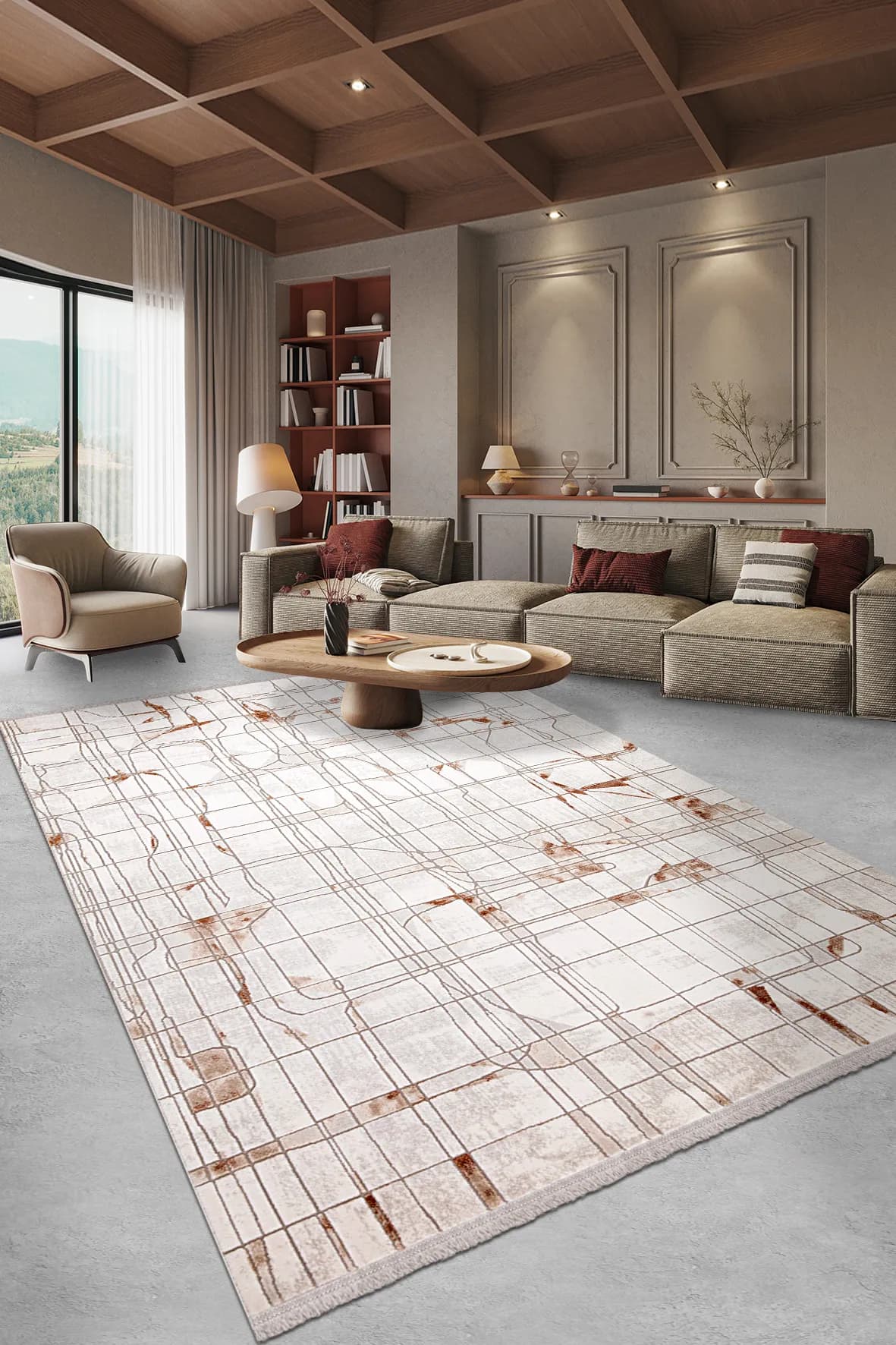 YoudayHomeCollection VALORİA Model Oturma Odası Halısı