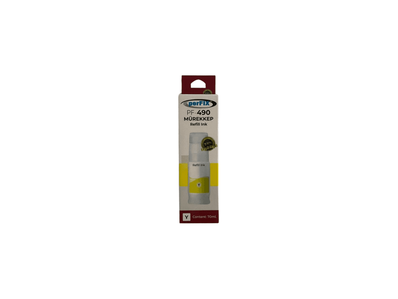 perFIX Canon PF CGI-490Y - Sarı 790 - 190 - Şişeli Mürekkep 70ml