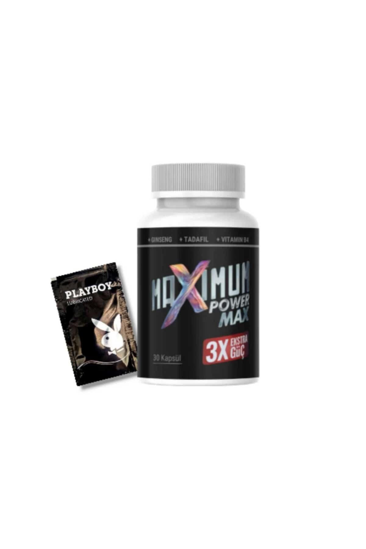 Maximum Power Max Erkeklere Özel Bölge Destekleyici 30 Lu Yanında Mucizevi Jel Hediye