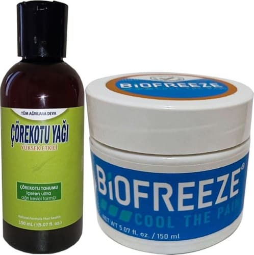 Biofreeze Çörek Otu Yağı 150 ml + Biofreeze Cool The Paincream 150 ml / Masaj Seti