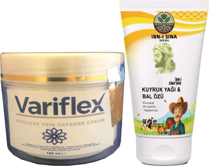 Variflex Bacak Bakım 100 ml Krem + + Ibn-I Sina Kuyruk Yağlı Bal Özlü Krem