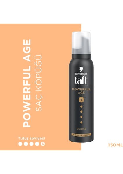 SAÇ KÖPÜĞÜ 150 ML POWERFUL AGE