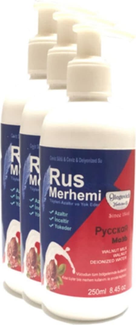 Olegovich Medicine Rus Merhemi Tüy Dökücü Azaltıcı Krem Merhem 250 Ml 3 Adet