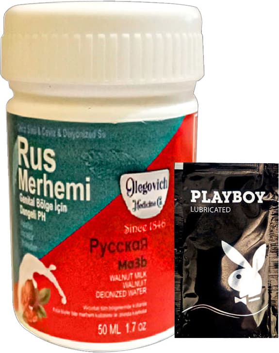 Playboy Valnut Milk & Walnut Rus Merhemi 50 ml Kadın Özel Bölge Tüy Dökücü Krem + Yanında Jel
