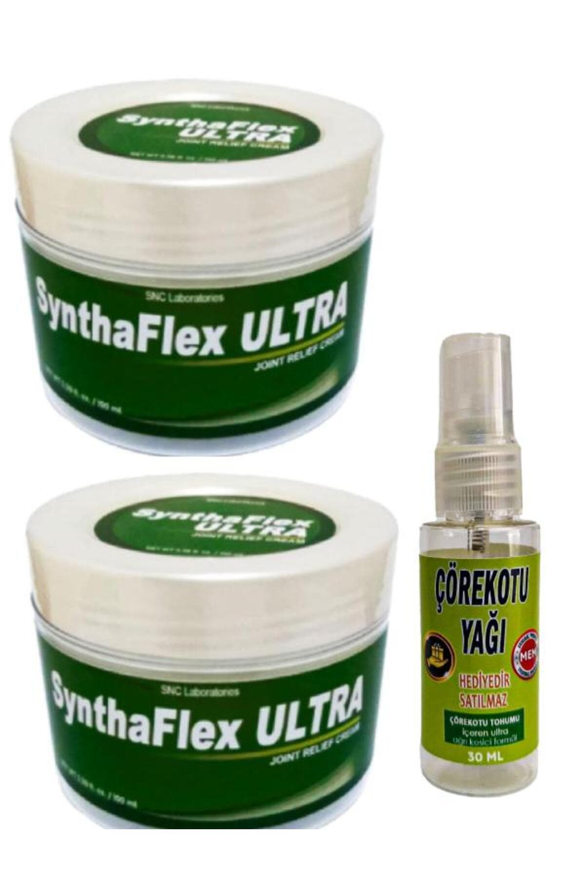 Syntha-Flex Masaj Bakım Kremi 100 ml x 2 ad+Masaj yağı ile 30 ml