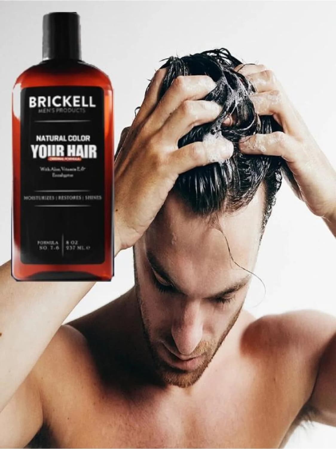Süper Brickell Erkeklere Için Saç Sakal Şampuaı 300 ml
