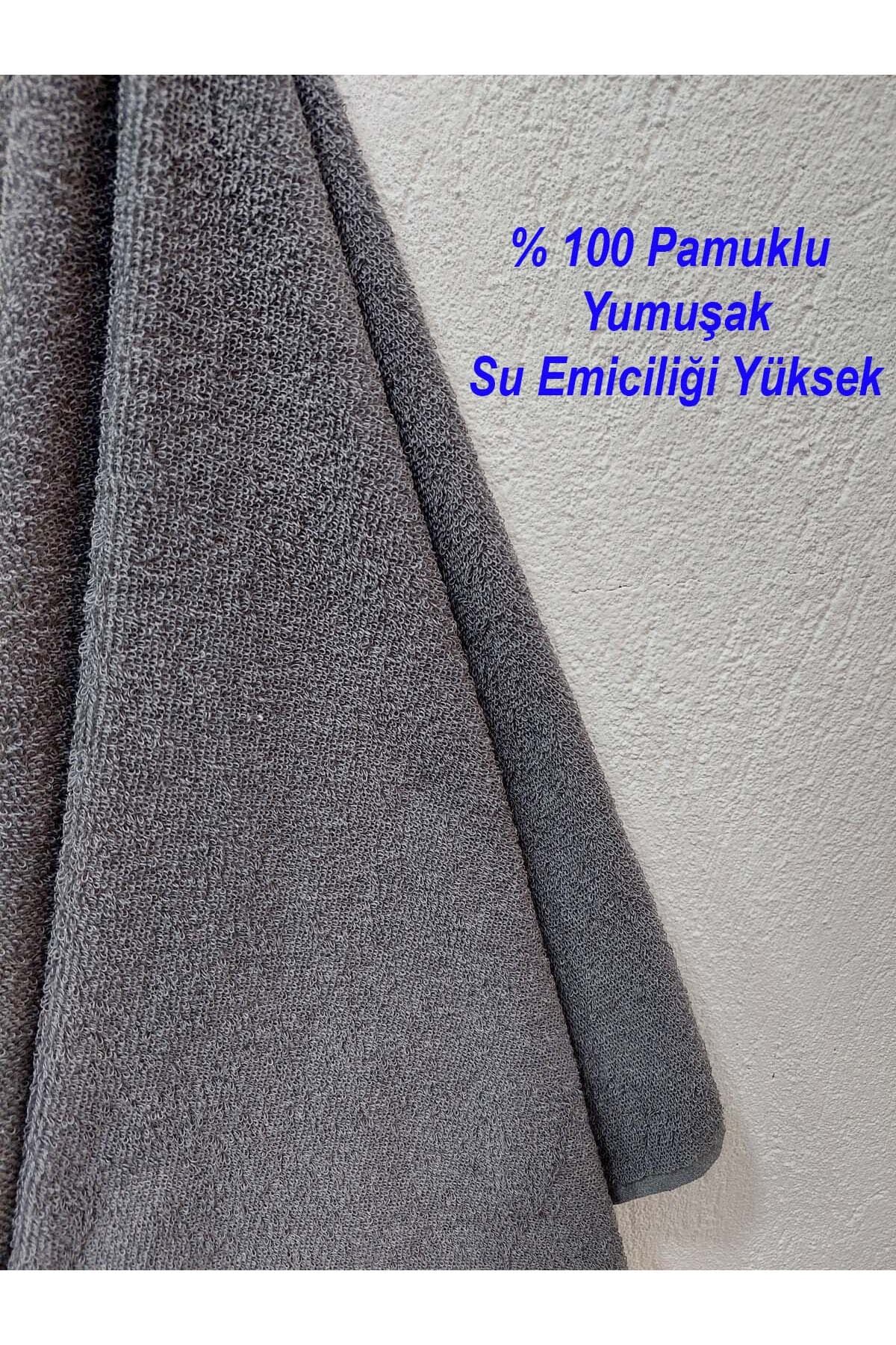 ör Havlusu Gri Tekli 90*50