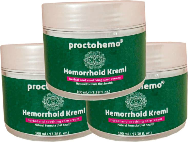 Proctohemo Hemorroidin Cream 150 ml 3 Adet Birden