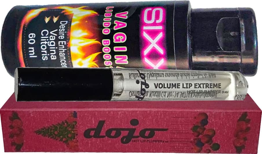 Dojo Hotlip Plumper Dudak Doıgunlastiricinin + Sıxx Vajinacıitoris Libidokremi 60 ml
