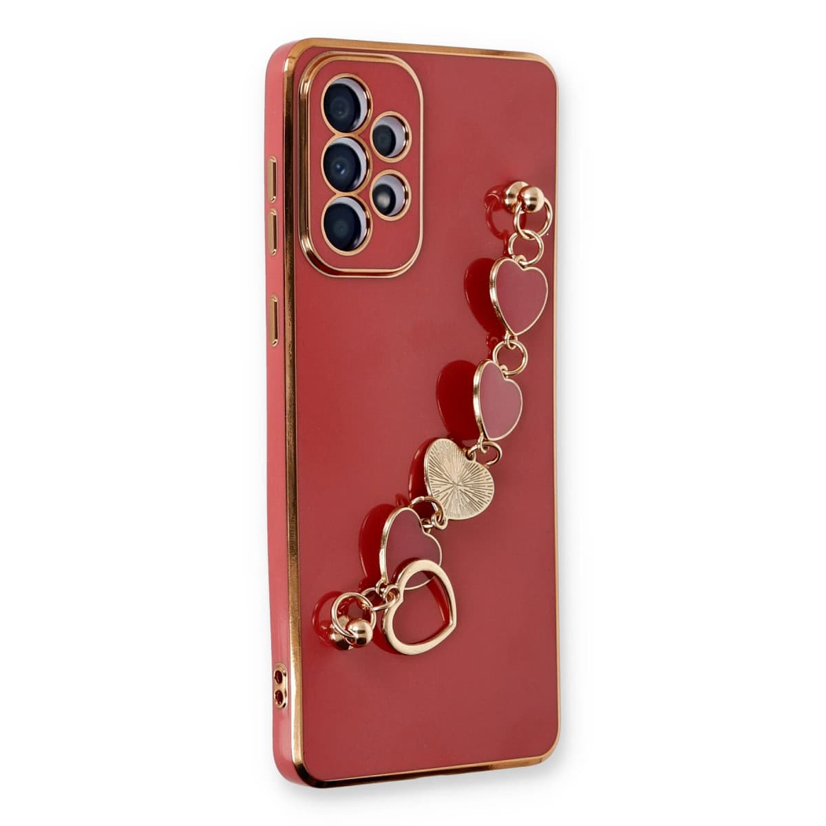 Galaxy A73 5G Kılıf Esila Silikon - Kırmızı