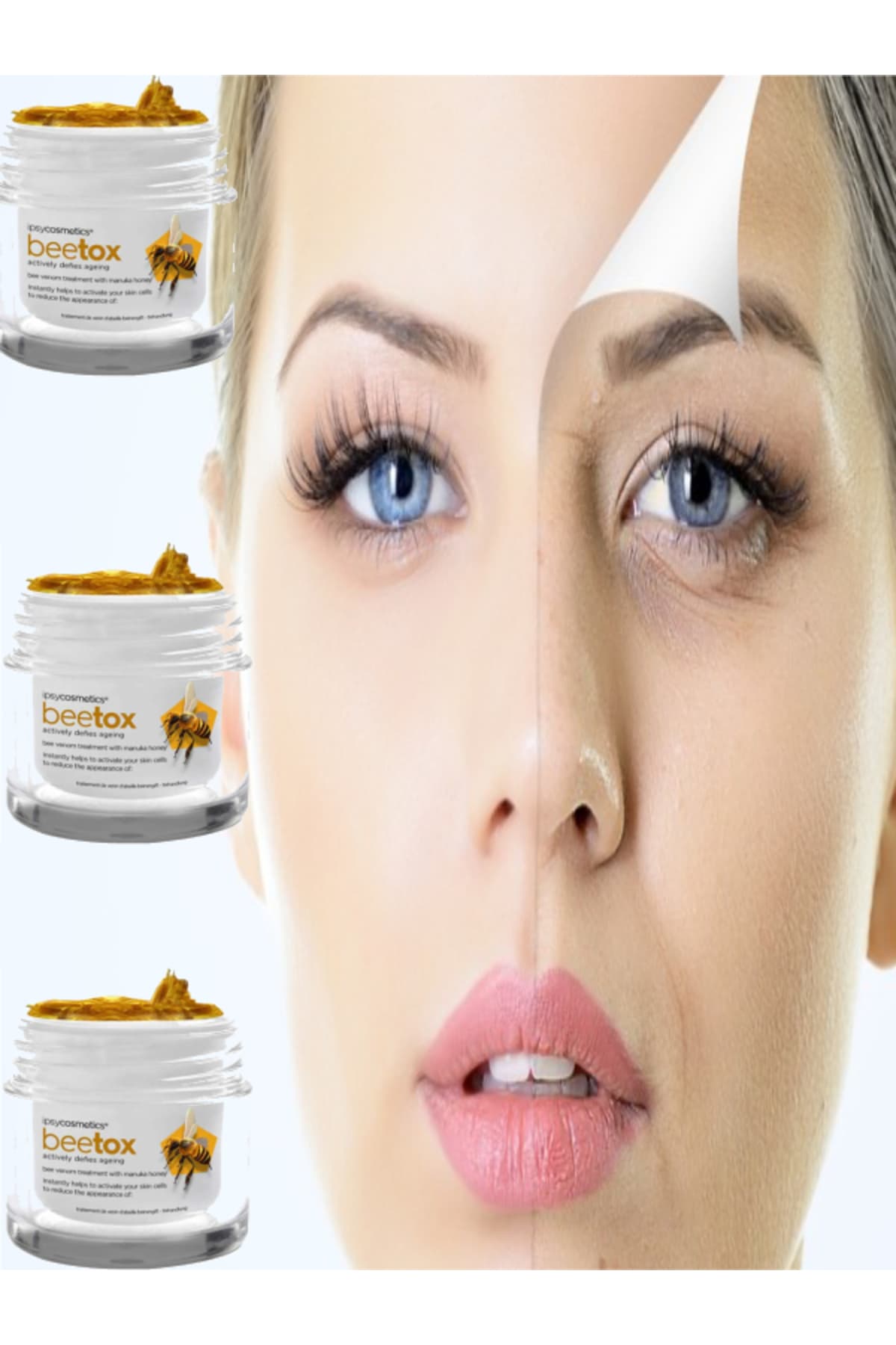 Bee Tox Kırışıklık Karşıtı Arı Zehri Kremi 100 Ml 3 Adet