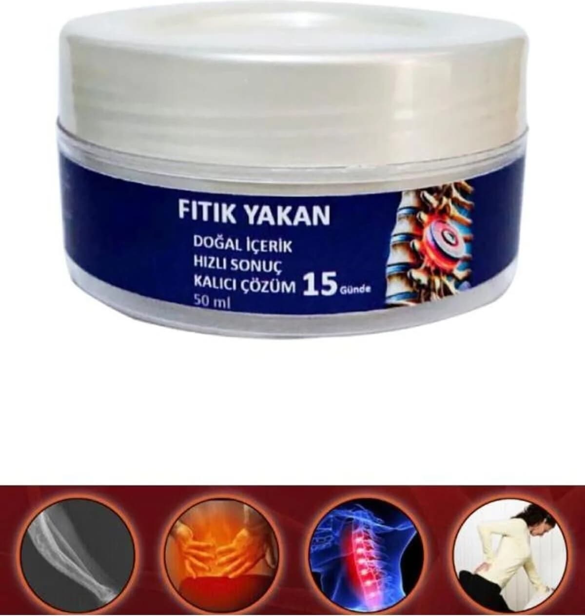 Fıtık Yakan Masaj Bakım Kremi 50 ml x 1 Adet