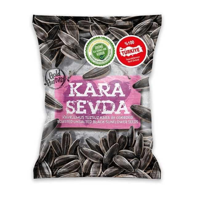 Kara Sevda Siyah Ayçekirdek 225gr Tuzsuz