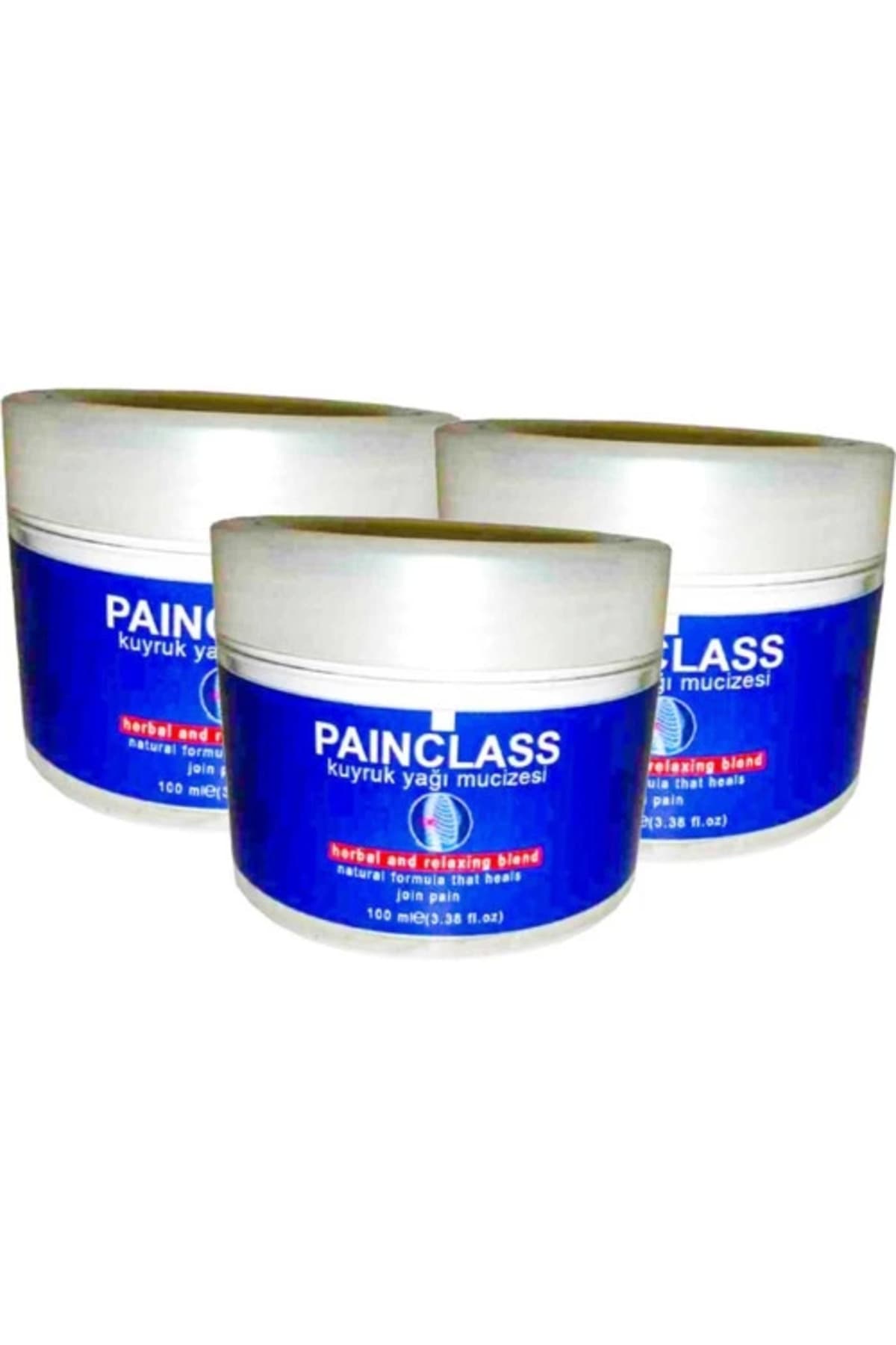 PAIN CLASS Kuyruk Yağı Kremi 150 ml x 3 adet