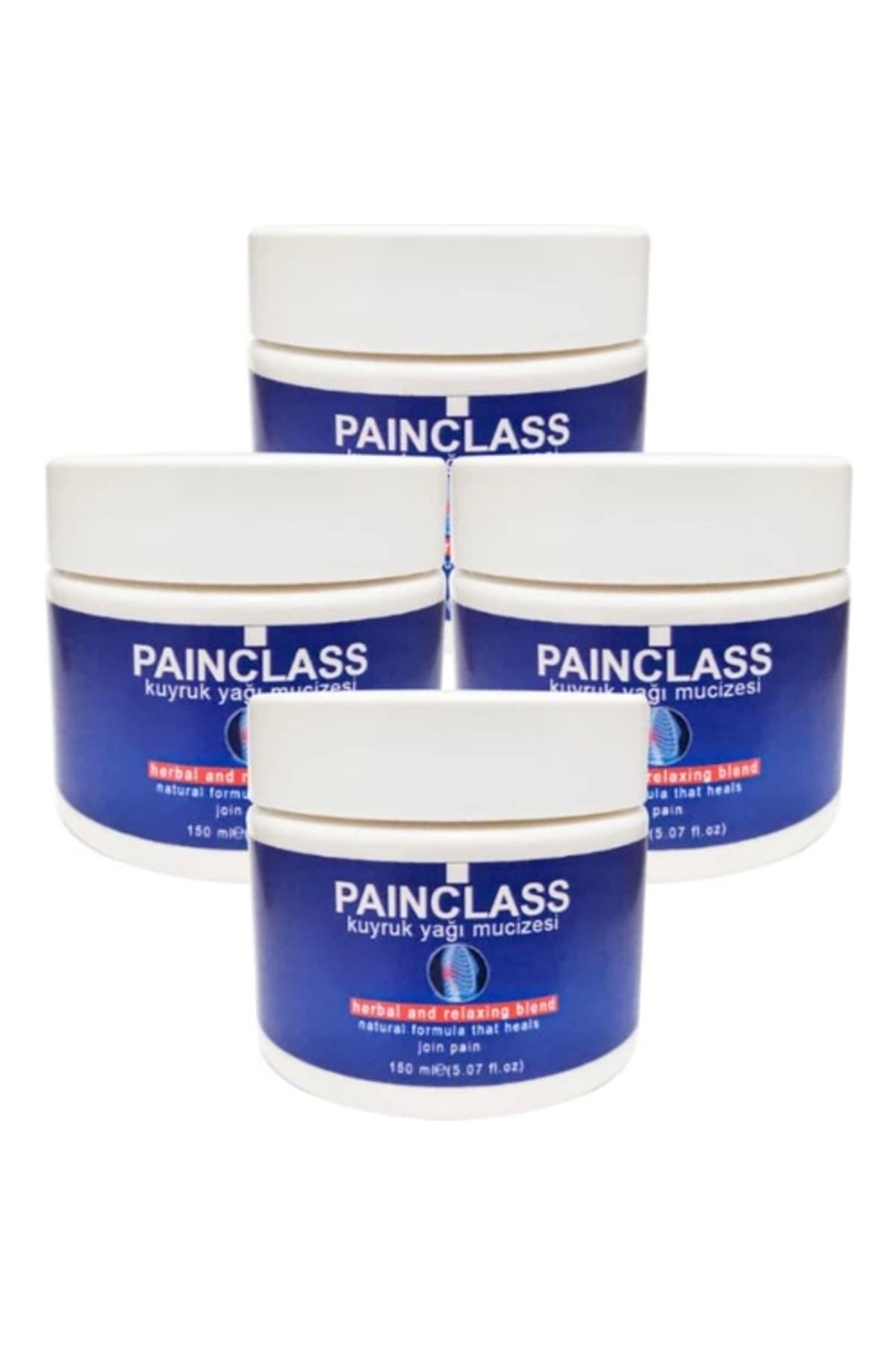 Painclass  4tane 150 ml Büyük Boy Kuyruk Yağı Kremi