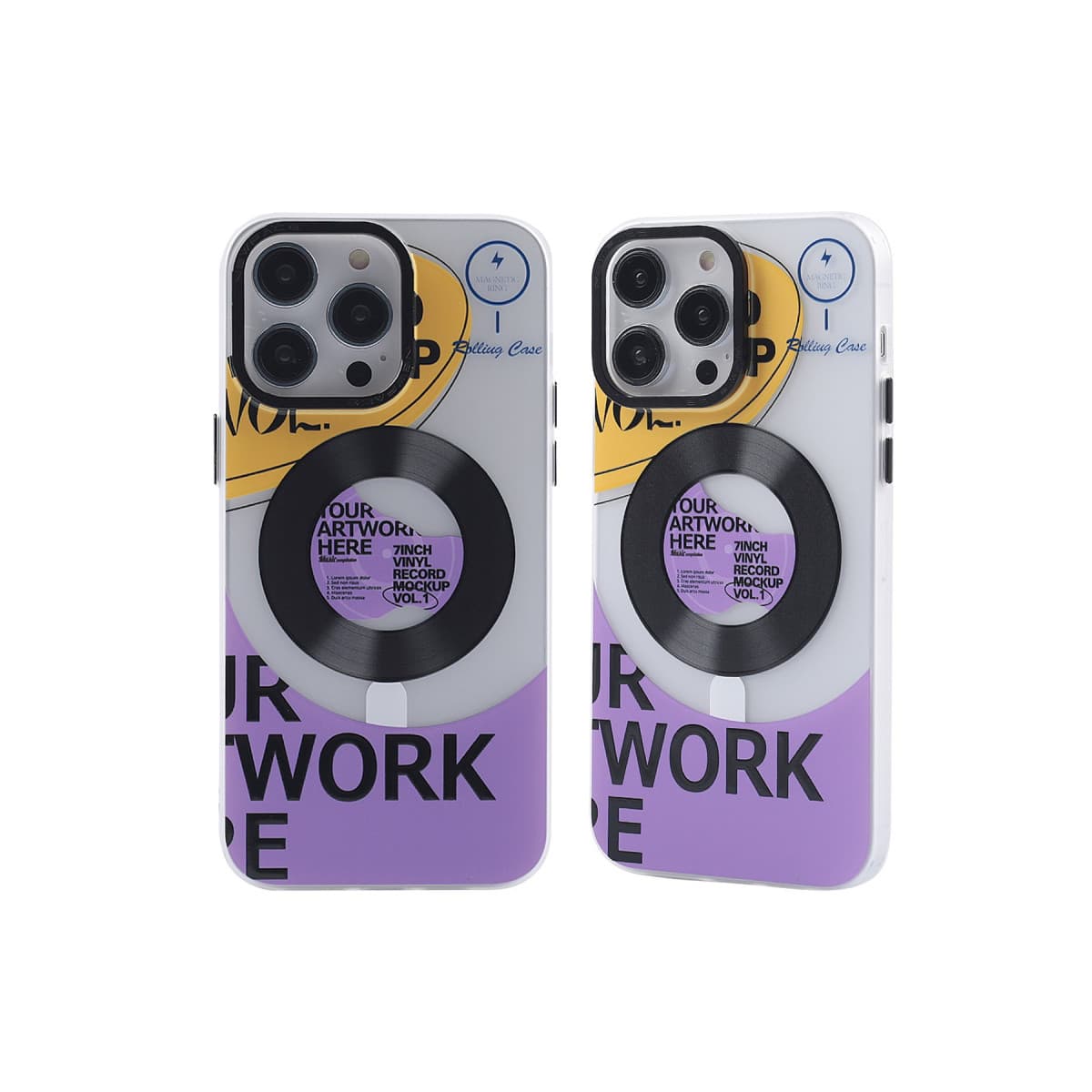 iPhone 13 Pro Max Kılıf Apollo Magneticsafe Desenli Kapak - Apollo Şeffaf - 6