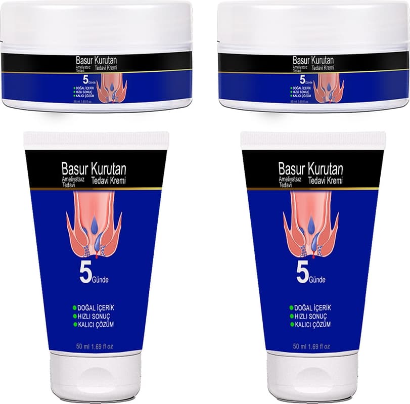 Basurkurutan Masaj Kremi 2şerli Set E Vitaminli Aslanpençesi Kestane Hellebore Çiçek Esktarları (50 Ml) Tüp&kavanoz