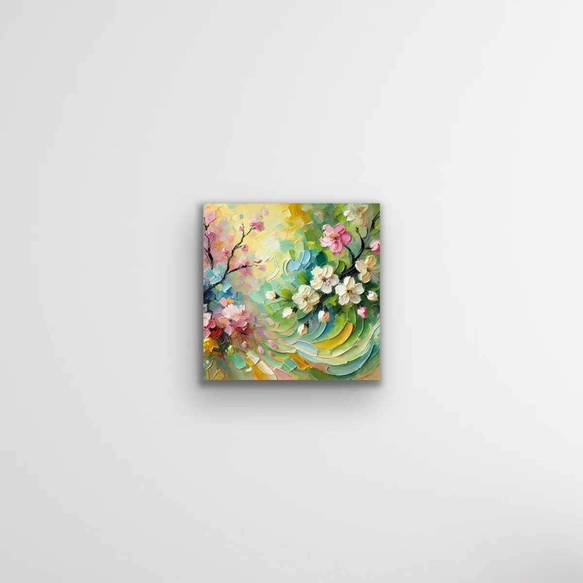 İlkbahar Mevsimi Kanvas Tablo 60x60cm