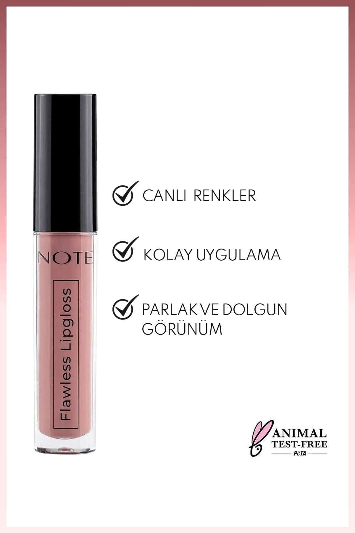 Dudak Parlatici & Flawless Lipgloss No: 03