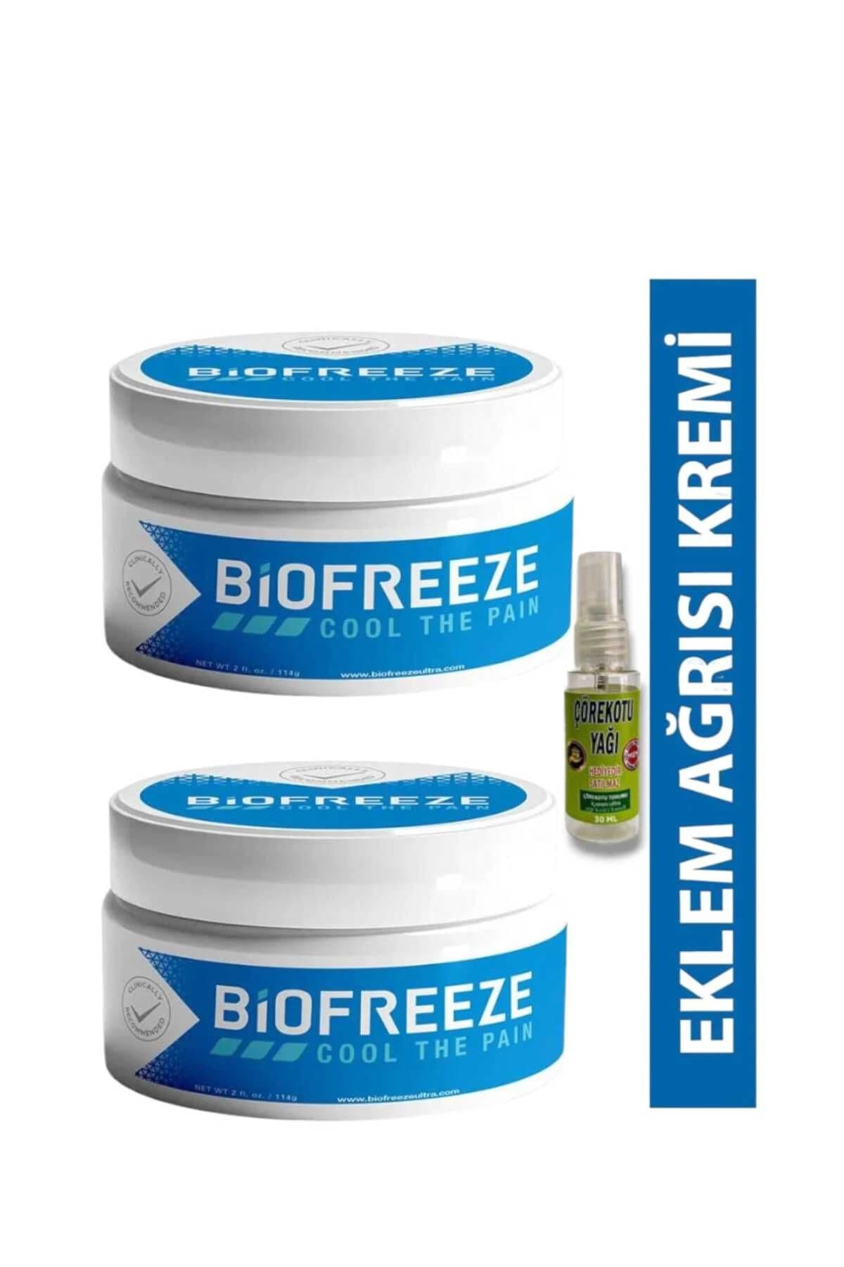 Biofreeze 150 ml Rahatlama Masaj Kremi X 2 Adet + Çörek Otu Yağı 30 ml Hediye