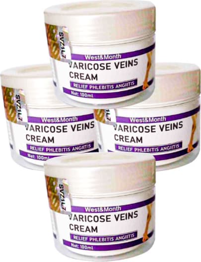 Varicose Vein Defense Cream 100 ml West Month Bacak Kremi 4 Adet
