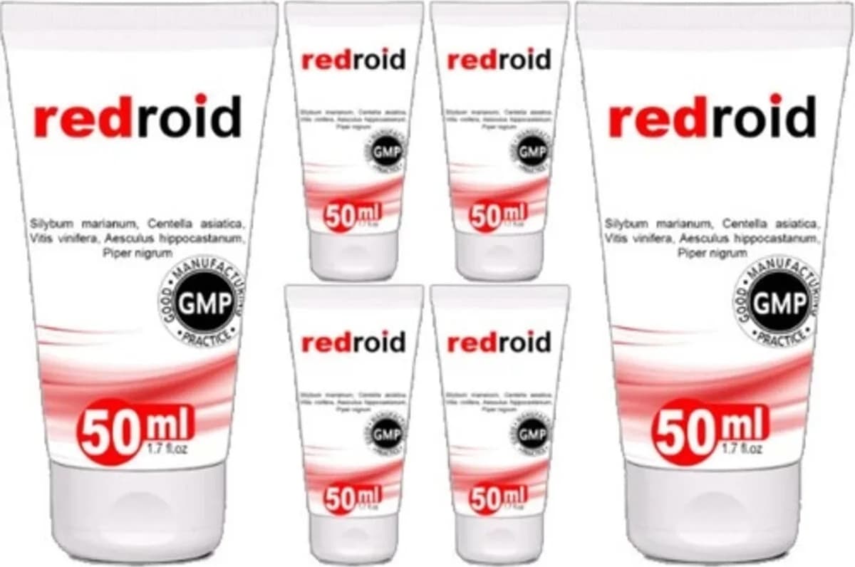 Süper Redroid 6lı Paket Masaj Kremi 50 ml Özel Krem