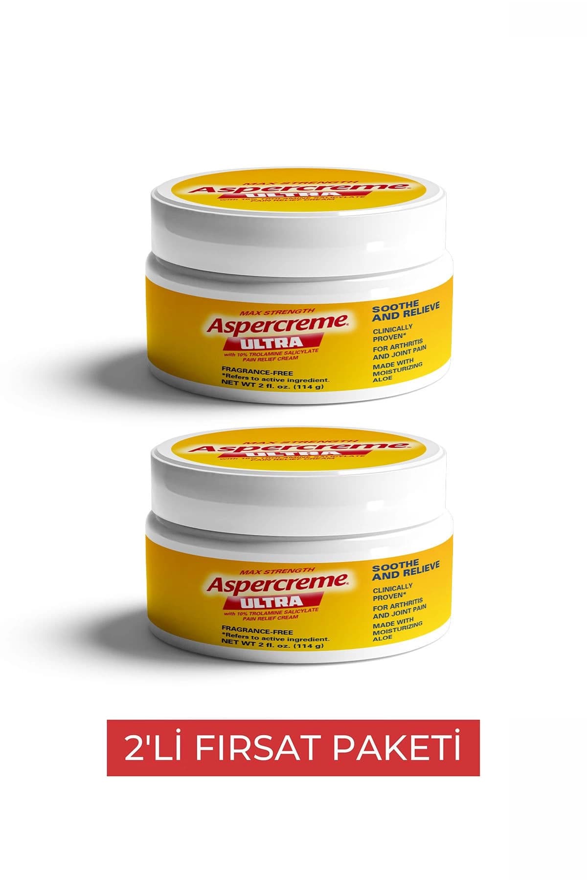 Aspercreme Ultra Masaj Kremi 2 Adet
