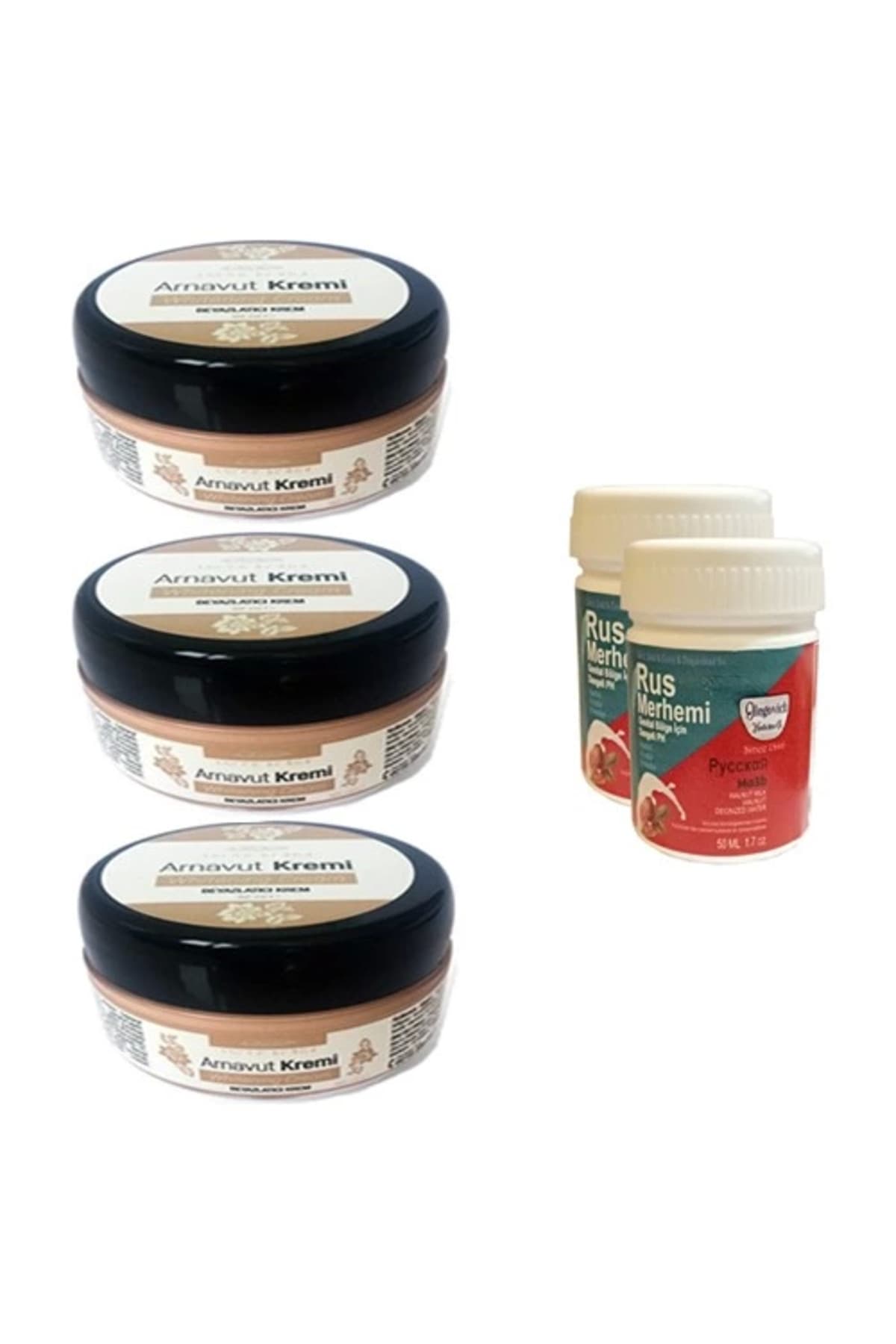 Three Brand Arnavut Kremi 3 Adet + Rus Merhemi 50 ml 2 Adet