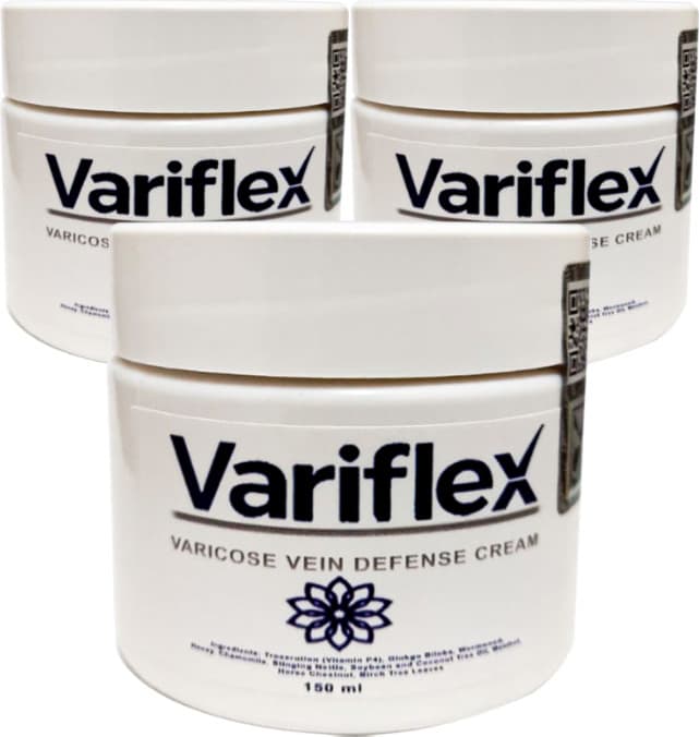 Variflex 150 ml Varicosel Cream Büyük Boy Bacaklara Krem 3 Adet