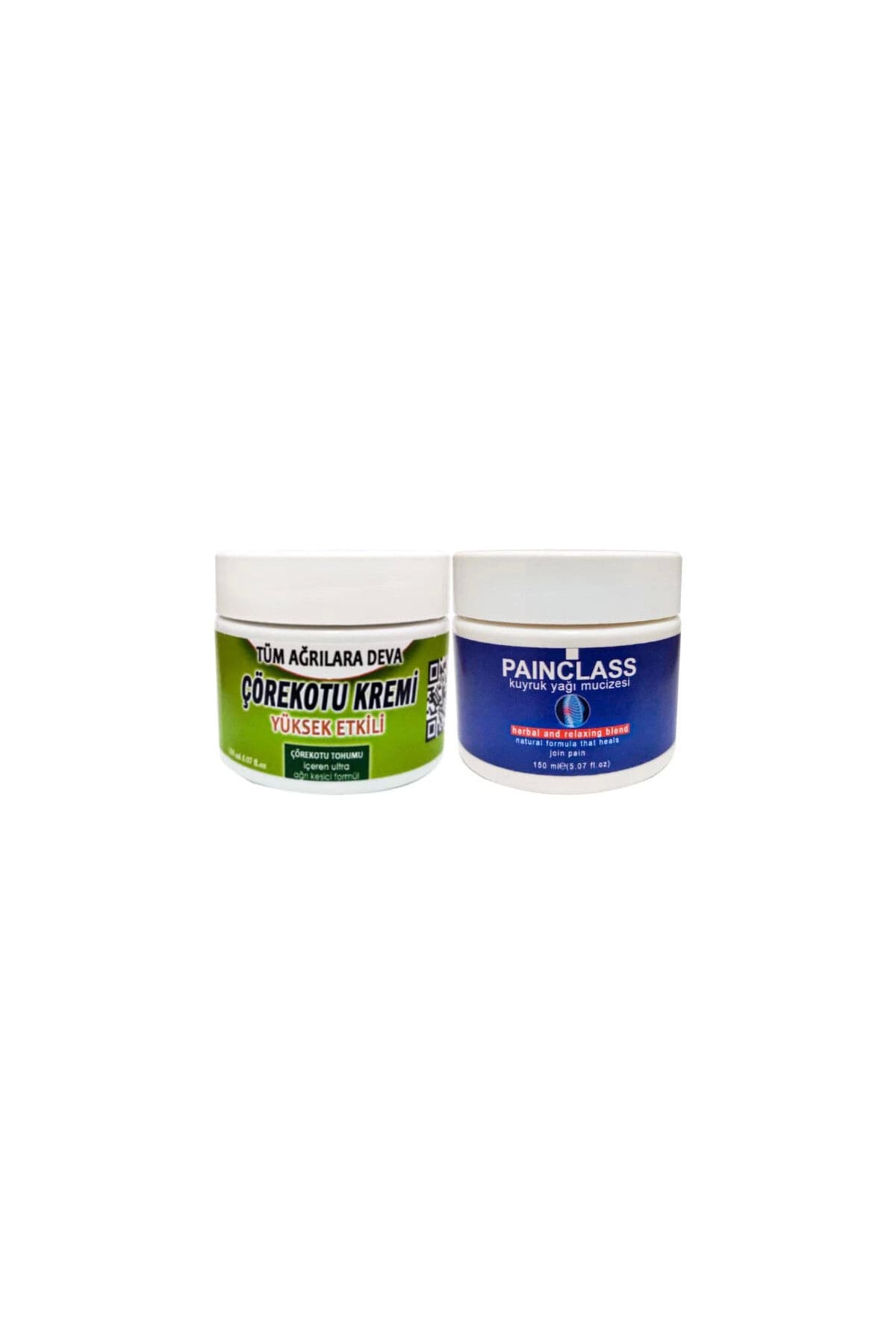 Çörek Otu Kremi Orta Boy 100 ml - Painclass 150 ml Kuyruk Yağı Kremi