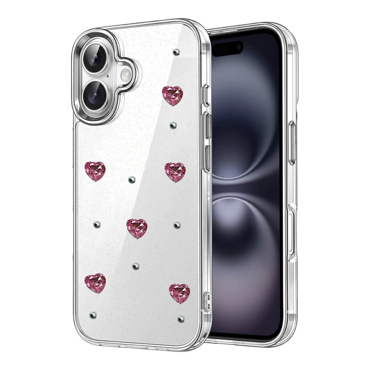 iPhone 16 Plus Fiyonk Desenli Kapak - Desen 3