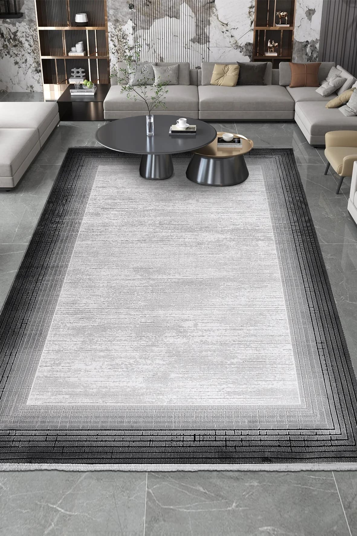 YoudayHomeCollection ROXSTONE Model Oturma Odası Halısı